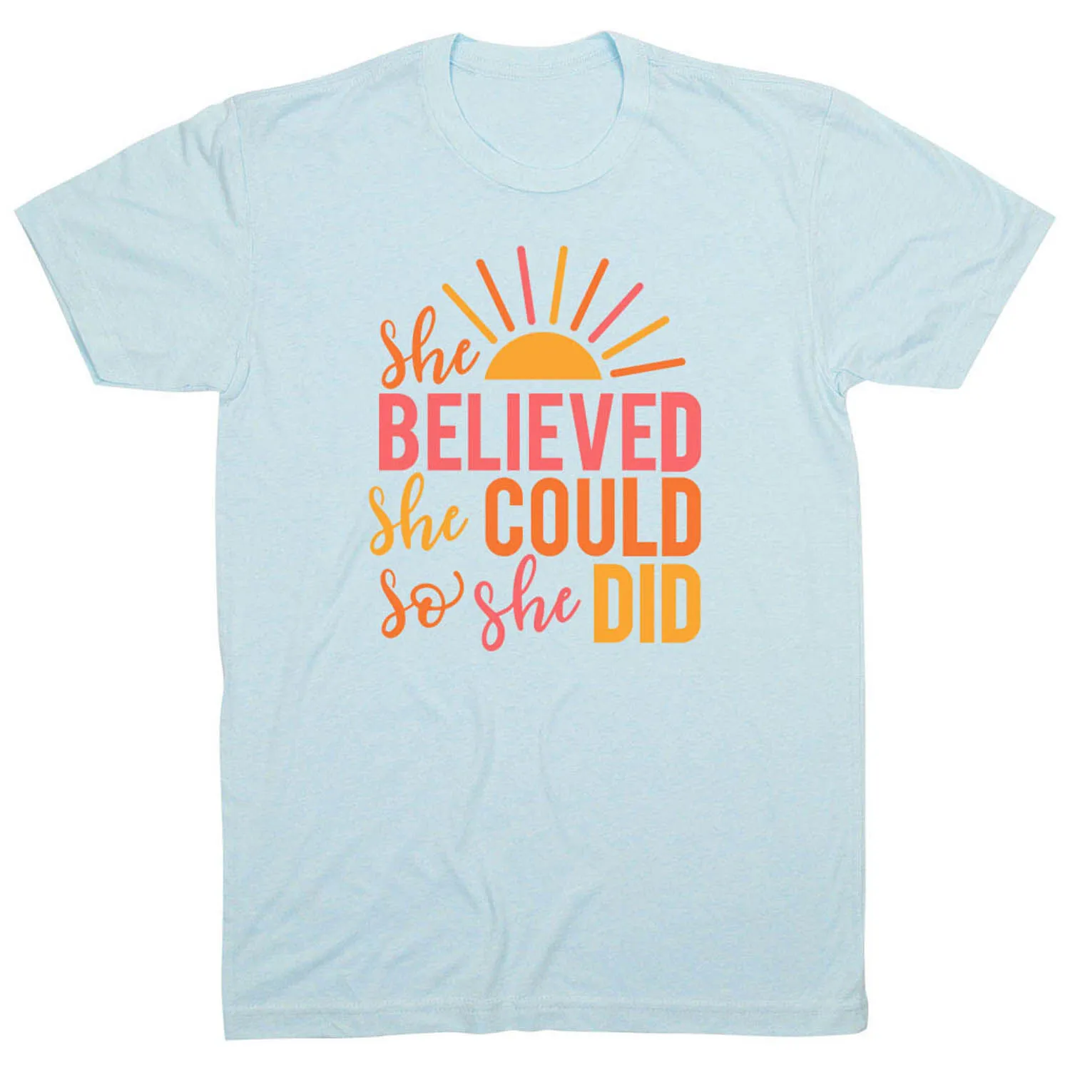 Short Sleeve T-Shirt - She Believed 7 Short Sleeve T-Shirt - She Believed - Image 5
