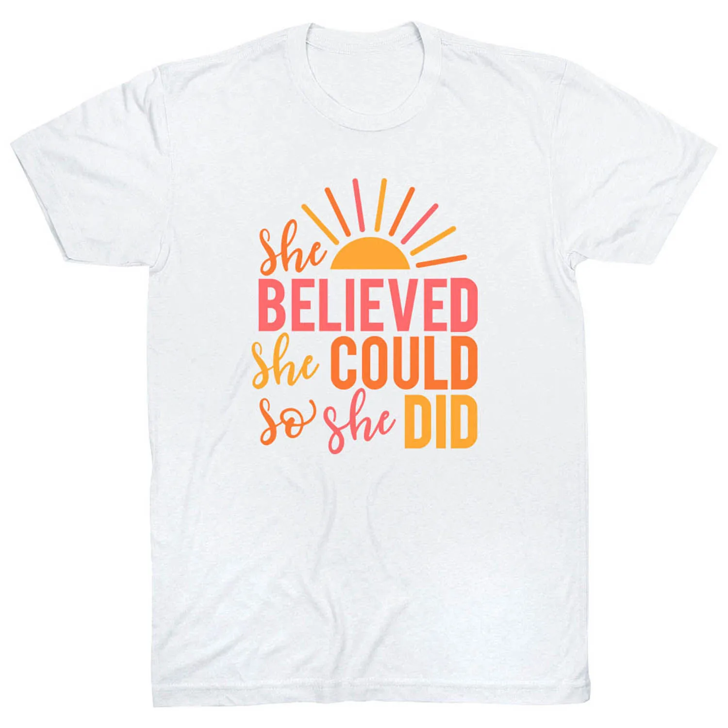 Short Sleeve T-Shirt - She Believed 11 Short Sleeve T-Shirt - She Believed - Image 9