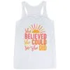 Flowy Racerback Tank Top - She Believed -goneforarun Sales 2023 tr 47648 WHITE MAIN