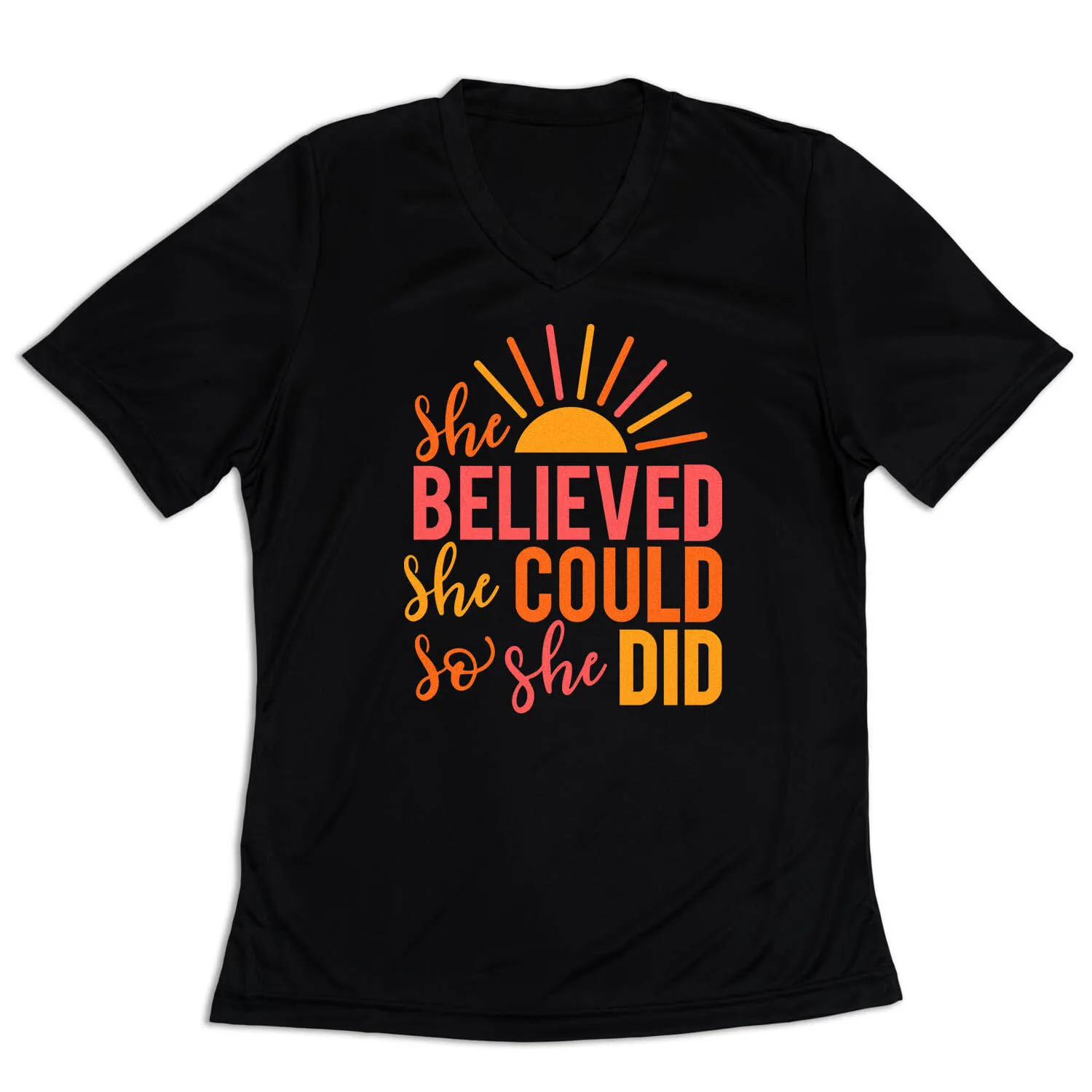 Women's Short Sleeve Tech Tee - She Believed 6 Women's Short Sleeve Tech Tee - She Believed - Image 4