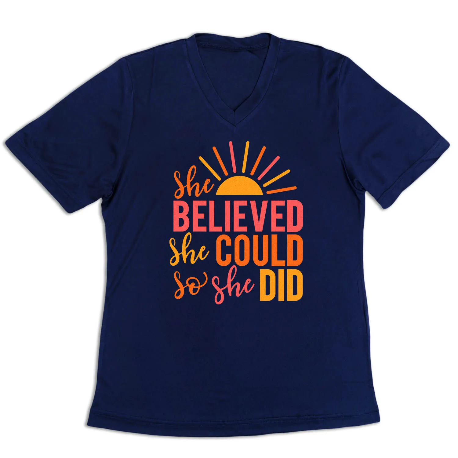 Women's Short Sleeve Tech Tee - She Believed 3 Women's Short Sleeve Tech Tee - She Believed