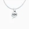 Sterling Silver 10K Oval Necklace -goneforarun Sales 2023 tr rj10kneck CABLELINK